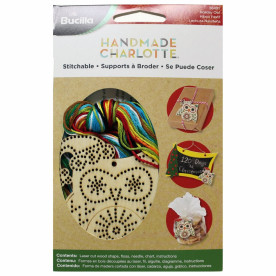 Набор для вышивания Wood Stitchable Shapes HOLIDAY OWL от Bucilla