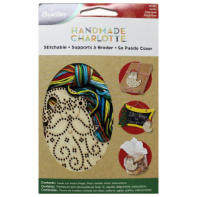 Набор для вышивания Wood Stitchable Shapes SANTA от Bucilla