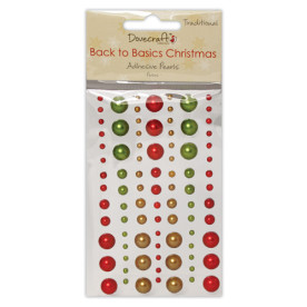 Набір напівперлин Back to Basics Christmas Traditional,  Dovecraft