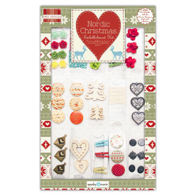Набір прикрас Nordic Christmas Embellishment Kit від First Edition