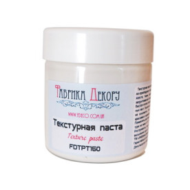 Текстурная паста белая 150 мл от Фабрика Декора