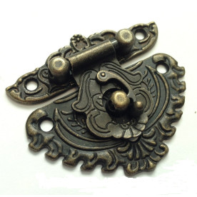 Замок накладной фигурный, 56х50 мм