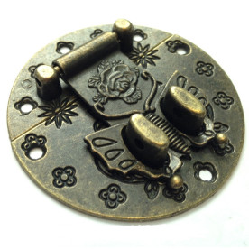 Замок металлический круглый, 58 мм