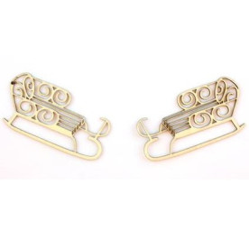 Лазерные вырубки из дерева Сани 6,5*3,6см (2 шт/уп) от Scrapberry's