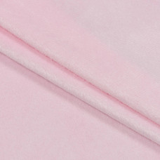 Плюш, вельбо, полиэстер 100%, 210г/м, лайт светло-розовый, 50x50 см