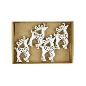 Декоративна прикраса Олень, 1 шт., Зі стікером від Scrapberry's