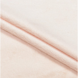 Плюш, вельбо, бежево-персиковий, 50x50 см, поліестер 100%, 210г/м
