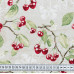 Декоративная ткань лонета, Росалина, вишня, хлопок 60%, 50х70 см, 160 г/м²
