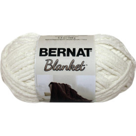 Пряжа для вязания Bernat Blanket Yarn - Vintage White, 150 грамм, полиэстер