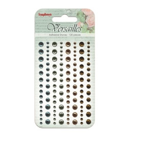 Набір клейових камінчиків 120 шт, 4 кольори Версаль,  Scrapberry's