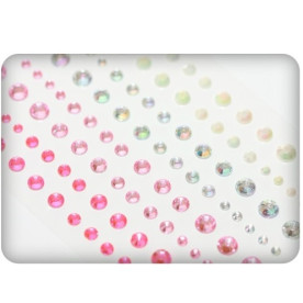 Набір клейових камінчиків 120 шт, 4 кольори Забава 2,  Scrapberry's