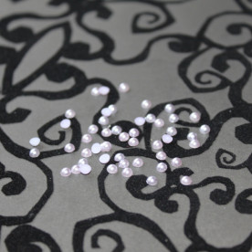 Набор перламутровых половинок жемчужин 4 мм сиреневого цвета, 50 шт.