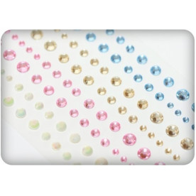 Набір клейових камінчиків 120 шт, 4 кольори Троянди,  Scrapberry's