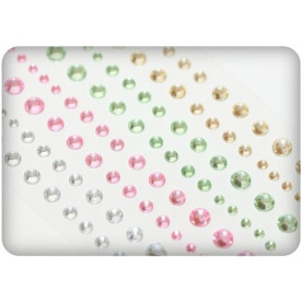 Набор клеевых камушков 120 шт, 4 цвета Свадьба от Scrapberry's