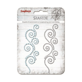 Візерунок самоклеючий - завитки Там, де море 1,  Scrapberry's