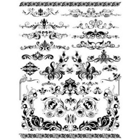 Оверлей "Завитки" 20*30 см от Фабрика Декора