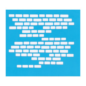 Маска "Цегла середні" 15 * 20 см від Фабрика Декор