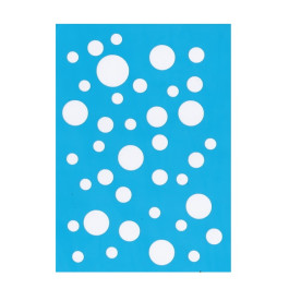 Трафарет "Горошок" 15 * 20 см від Фабрика Декору