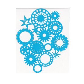 Трафарет "Шестеренки" 15*20 см от Фабрика Декора