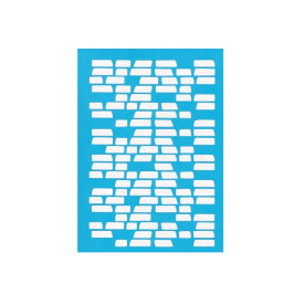 Трафарет "Стара цегла" 15 * 20 см від Фабрика Декору