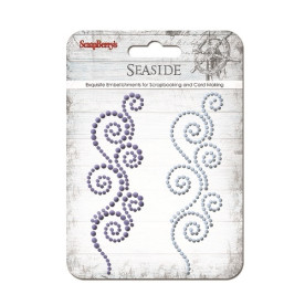 Візерунок самоклеючий - завитки Там, де море 2,  Scrapberry's