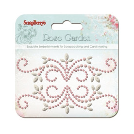 Візерунок самоклеючий - завитки Троянди 2,  Scrapberry's