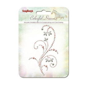 Узор самоклеющийся - завитки Цветные сны 3 от Scrapberry's