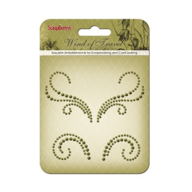 Візерунок самоклеючий - завитки Вітер мандрів 1,  Scrapberry's