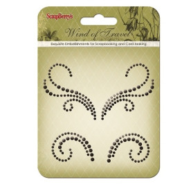 Узор самоклеющийся - завитки Ветер странствий 3 от Scrapberry's