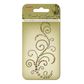 Візерунок самоклеючий - завитки Вітер мандрів 4,  Scrapberry's