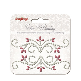 Узор самоклеющийся - завитки Свадьба 1 от Scrapberry's