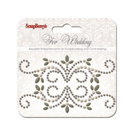 Візерунок самоклеючий - завитки Весілля 2, Scrapberry's