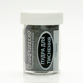 Пудра для ембоссінга з ефектом металік Чисте срібло, 17 гр від Stampendous