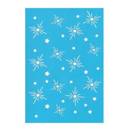 Трафарет "Снежинки 2 " 15*20 см от Фабрика Декора