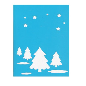 Трафарет "Новый Год 3" 15*20 см от Фабрика Декора