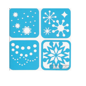 Набор трафаретов "Новый год мини 1" от Фабрика Декора