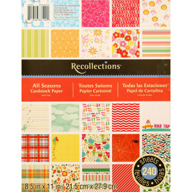 Набір паперу All Seasons 21х28 см, 60 аркушів від Recollections