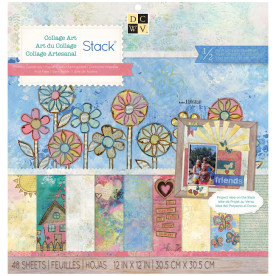 Набор бумаги Collage Art 24 листа 30х30 см от DCWV