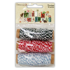 Набір шнура 'Tis the Season 3 рулону за 10 м від Dovecraft
