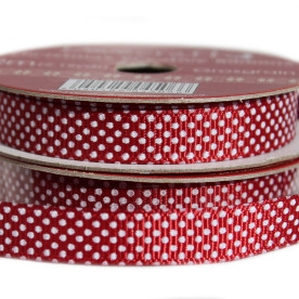 Рулон ленты Dots Red 2 м, 1 см от Dovecraft