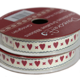 Рулон ленты Hearts 2 м, 1 см от Dovecraft