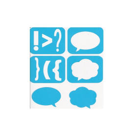 Набор трафаретов "Мини - знаки 01" от Фабрика Декора