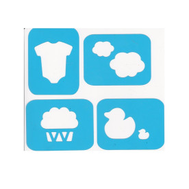 Набір трафаретів "Міні - дитячий 02" від Фабрика Декору