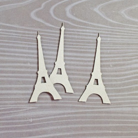 Набор чипбордов, Эйфелева башня маленькая, 3 шт.