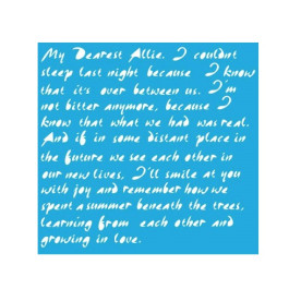 Трафарет "Рукописний текст" 15 * 20 см від Фабрика Декору