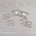Набор чипбордов, Набор конвертиков, 6 шт.
