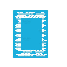 Трафарет "Кирпичная стена" 15*20 см от Фабрика Декора