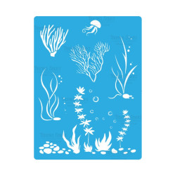 Трафарет "На глубину" 15*20 см от Фабрика Декора