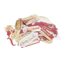 Набор высечек для скрапбукинга 50 шт Музыка Любви от Scrapmir