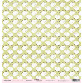 Лист бумаги 30x30 Барашки из коллекции Наша Малышка Scrapmir